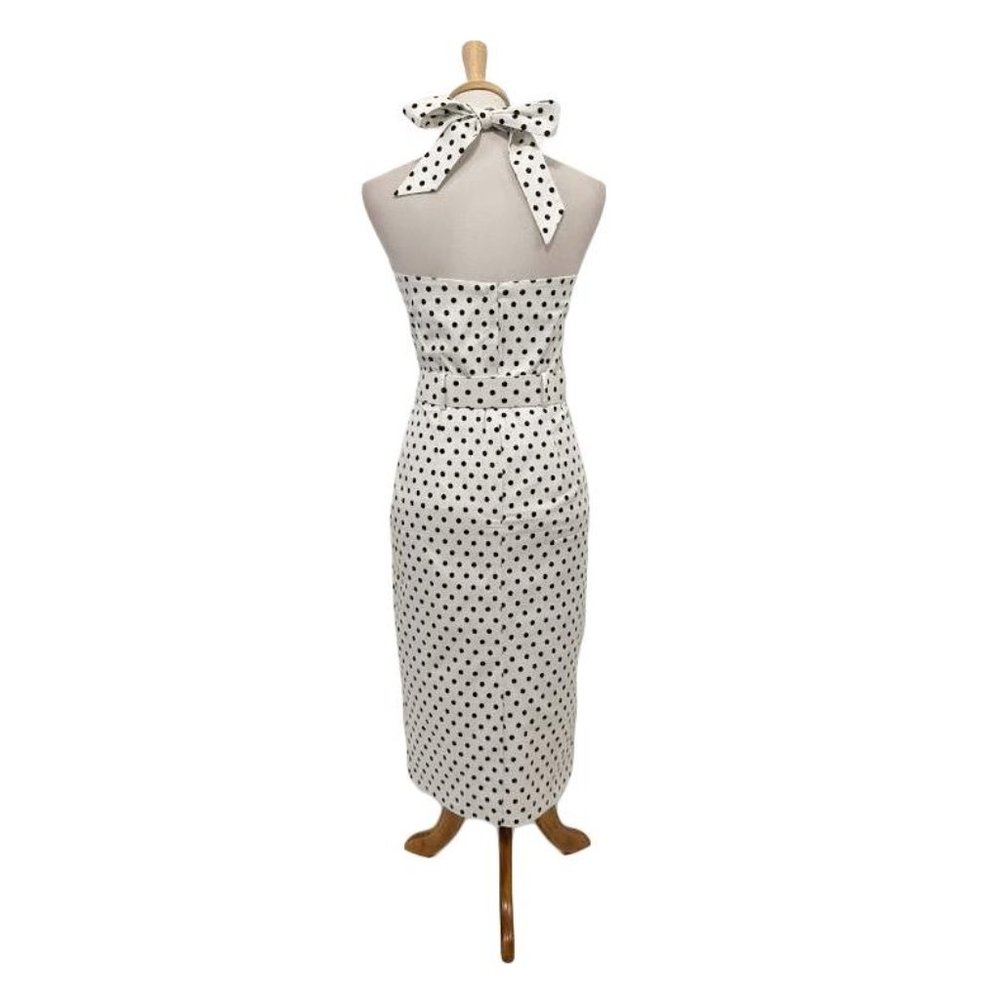 Collectif Wanda Polka Dot Pencil Dress - Picture 5 of 5